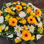 Gold &amp; White Posy Pad