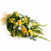 Gold &amp; White tied  Sheaf