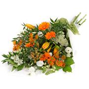 Orange &amp; White tied Sheaf