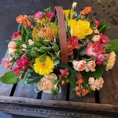 Autumnal Basket Arrangement