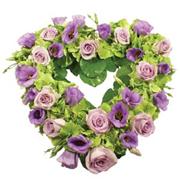 Lilac and Lavender heart