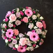 Pink mixed Wreath
