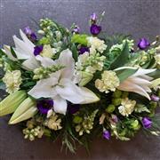 Green, Purple &amp; White Spray
