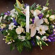 Blue &amp; White Basket