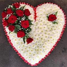 Heart Red Rose