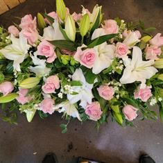  White Lily &amp; Pale Pink Rose
