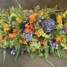 Orange &amp; Purple  Casket