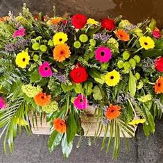 Gerbera Casket spray