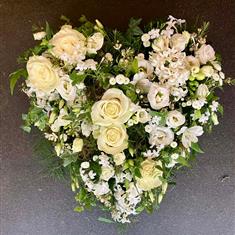 Delicate white heart